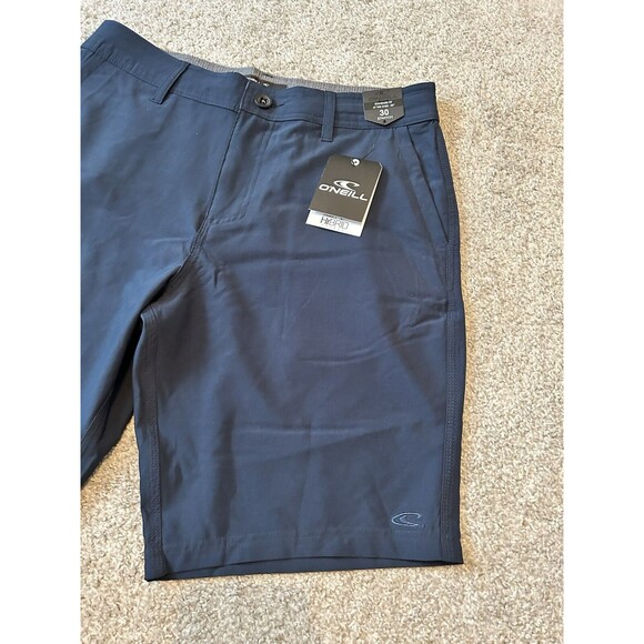O'neill Hybrid OG-Solid Navy Blue Hybrid Shorts Mens - 30 Waist - Picture 2 of 8